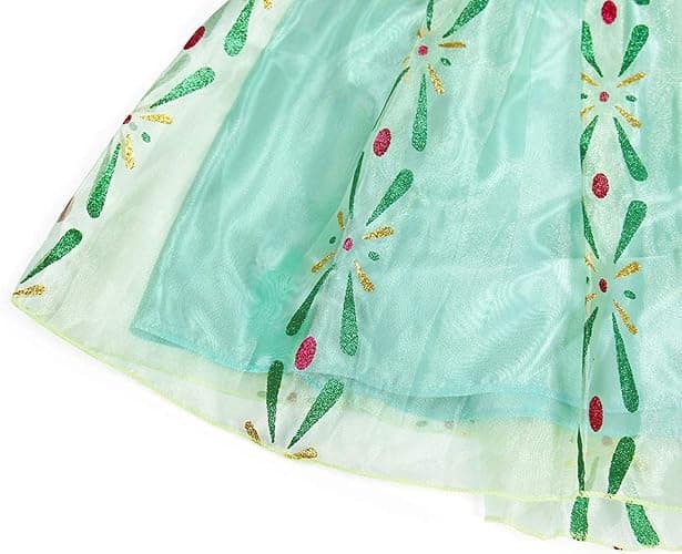 Xinfenglai Green Girls Cosplay Dance Dress Princess Costume thumbnail 4