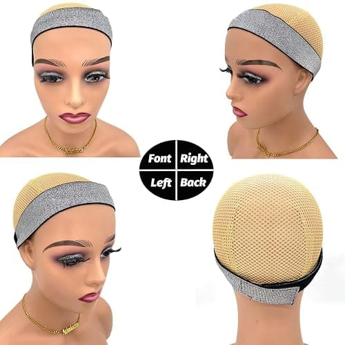 Atimiaza 3 Pcs Elastic Bands for Wigs - Lace Melting, Edge Wrap to Lay Edges (Silver, Leopard, Black Pack) thumbnail 4