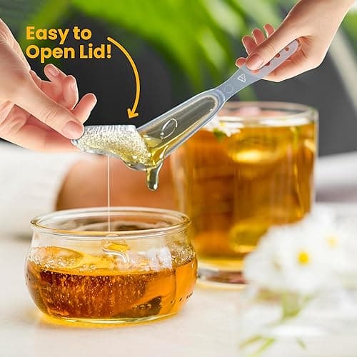 Elephant Park 100% Raw Unfiltered Honey Spoon Stirrer 20 Pack Premium US Grade A Non-GMO Individually Wrapped And Sealed On The Go Single Serve Natural Sweetener thumbnail 7