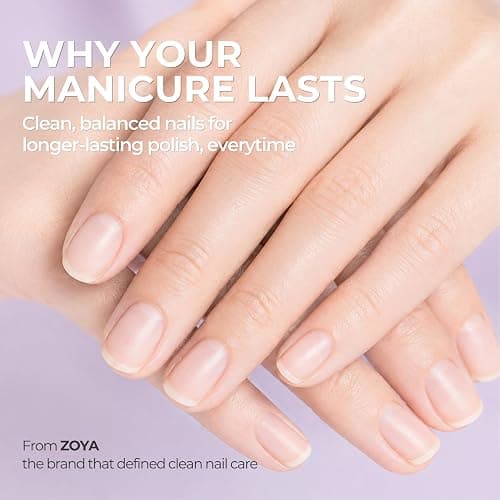 ZOYA Remove Plus Acetone Nail Polish Remover with Big Flipper Bottle, Powerful, Safe and Gentle, 3-in-1 Remover + Cleanser + Prep, Award-Winning Big10Free, 8 Fl Oz thumbnail 9