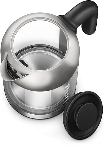 Philips Bouilloire Électrique - 1.7 L, Couvercle à Ressort et Voyant Lumineux, En Verre, Socle 360° (HD9339/80) & Grille-pain - 2 Fentes, 8 Réglages, Réchauffe-Viennoiseries, Noir (HD2581/90) thumbnail 4