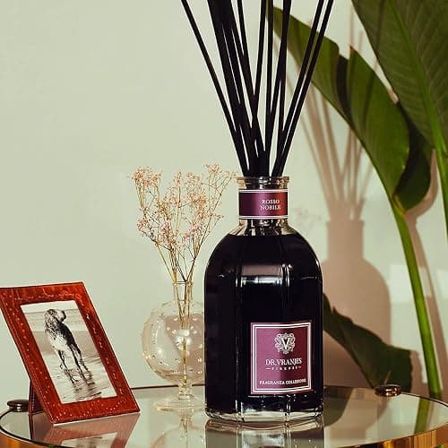 Dr. Vranjes - Rosso Nobile 250 ml Diffuser + Double Pack of Black Sticks (3 Pieces Bundle) - Luxury Home Fragrance, Made in Italy, Main Scent Fruity: Orange, Strawberry and Red Berries, Birch thumbnail 5
