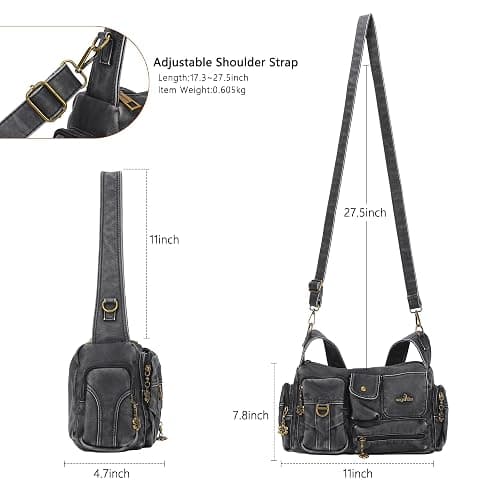 Angel Kiss Hobo Bags for Women,Vintage Shoulder Purses for Women,Small Crossbody Handbag with Adjustable Strap thumbnail 4