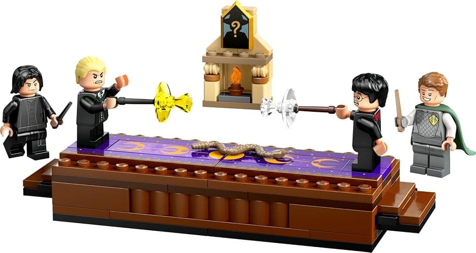 LEGO Harry Potter Le château de Poudlard : Le Club de Duel - Jeu de Construction avec 4 minifigurines Collector Dont Malefoy, Lockhart & Rogue - Jeu de rôle pour garçons et Filles dès 8 Ans 76441 thumbnail 11