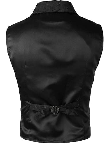 VATPAVE Mens Victorian Suit Vest Steampunk Gothic Waistcoat | Costume, Pirate, Cosplay, Vampire, Mediecal, Viking, Renaissance, Party, Wedding, Halloween, Casual thumbnail 3