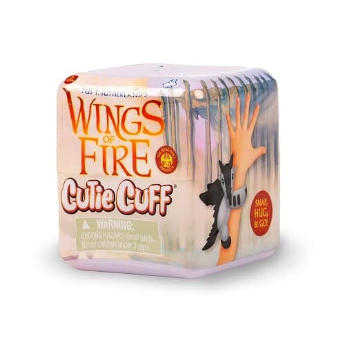 Tui T. Sutherland's Wings of Fire Cutie Cuff Dragonet Prophecy Plush Slap Bracelet, 8 to Collect including Clay, Tsunami, Starflight, Glory, Sunny, Morrowseer, Queen Scarlet, and Blister - Image 1