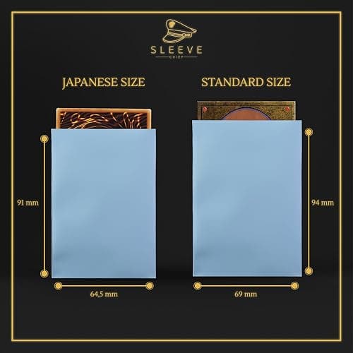 SleeveChief Premium Design Trading Card Sleeves | Ultra Durable TCG Card Sleeve with Smooth Blue Backprint | fit as MTG Card Sleeves & More | Standard Size | 70 Pcs thumbnail 3