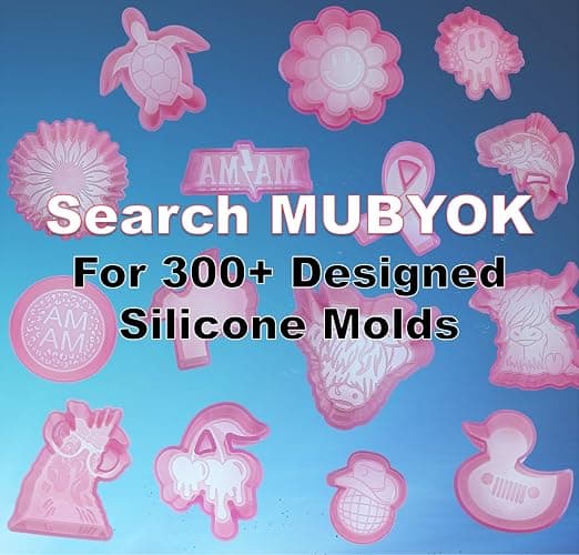 (300 Design Optional) MUBYOK M220 Nurse Doctor Scrub Shirt Silicone Freshie Mold for Baking Aroma Beads Car Freshie Supplies thumbnail 4