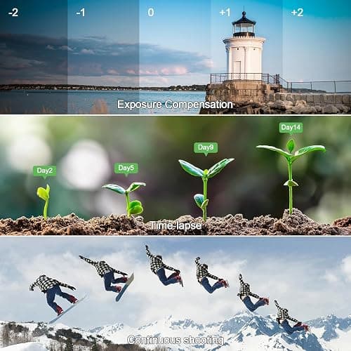 4K Digital Camera for Photography, 72MP Autofocus 2.8" 270°Flip Screen Vlogging YouTube Camera, 18X Zoom Compact Travel Cameras for Teens Beginners, 64GB Card & Battery thumbnail 6