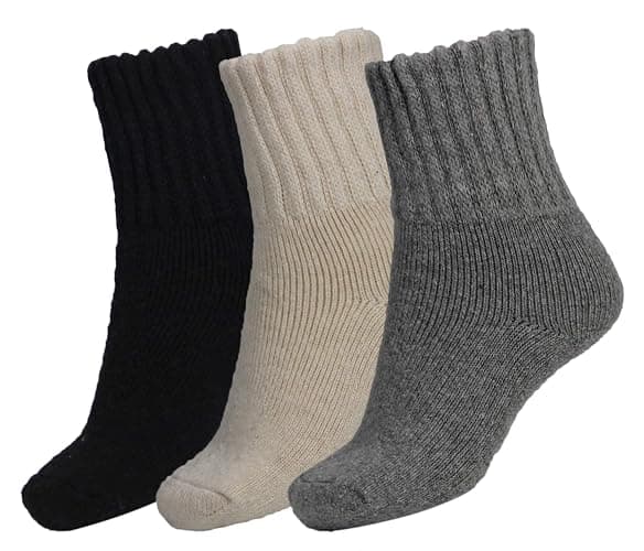 BomKinta Boot Socks for Women Winter Solid Thick Warm Socks Cozy Crew Socks Christmas Gift - Image 1