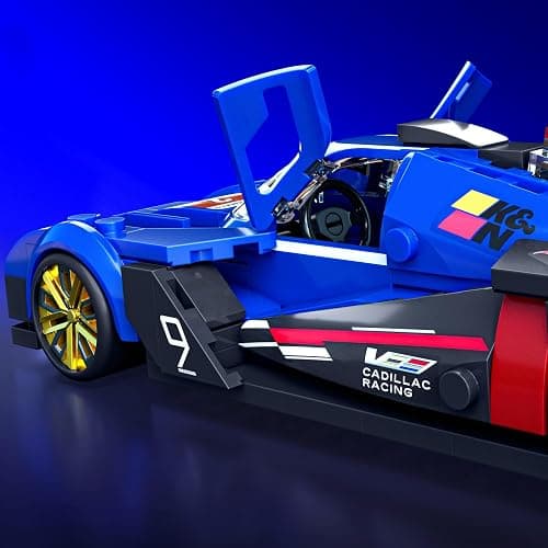Mattel Brick Shop Hot Wheels Speed Series Building Set, Cadillac Project GTP Hypercar with 236 Pieces, Realistic Details and Custom Decals, Adult Collectors and Kids Ages 10+ thumbnail 6