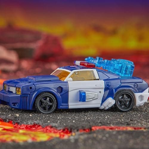 Transformers Legacy United Deluxe Class Rescue Bots Universe Autobot Chase, 5.5-inch Converting Action Figure, 8+ | Transformers Legacy United 6 Inch Action Figure Deluxe Class (2024 Wave 1) - Chase thumbnail 9