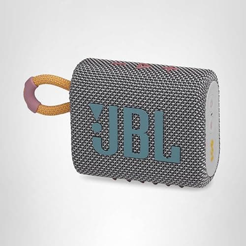 JBL Go 3 - Portable Mini Bluetooth Speaker, big audio and punchy bass, IP67 waterproof and dustproof, 5 hours of playtime, speaker for home, outdoor and travel (Grey) thumbnail 10
