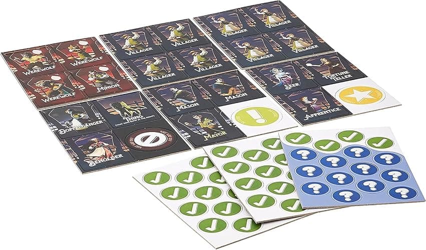 Bezier Games Werewords Deluxe Edition Social Deduction Word Game with Hidden Werewolves, Seer Role, Speedwords Mode, App Integration | 2–20 Players | Ages 8+ thumbnail 5