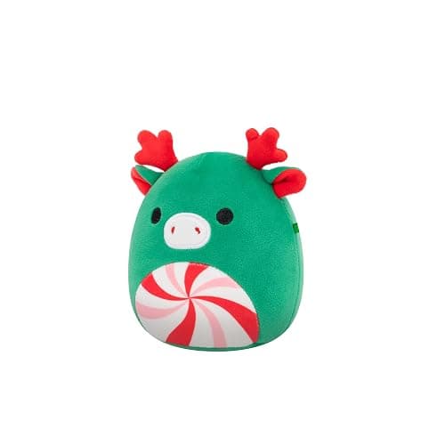 Squishmallows Original 5in Zumir The Green Moose with Peppermint Swirl Belly – Official Jazwares Plush (Little) thumbnail 4