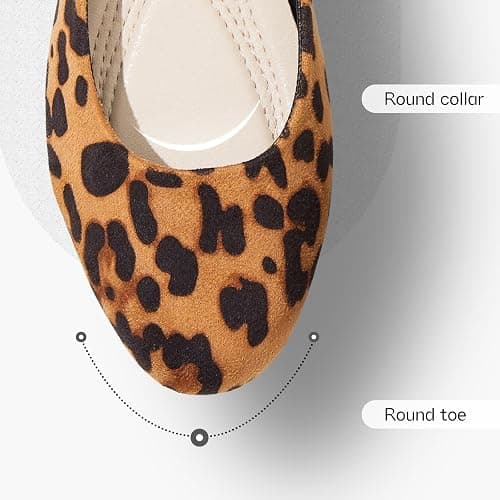 Shupua Flats for Women Round Toe Flat Shoes Dressy Black Ballet Flats Comfortable Womens Dress Shoes Ballerina Flats for Work thumbnail 5