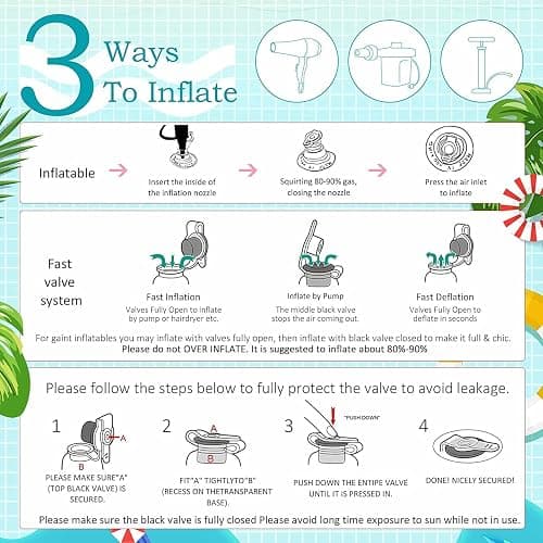 Float Joy Tanning Pool Floaties for Adults Tanning Bed Inflatable Sun Lounger Pool Float Matelas Gonflable Piscine Flotteur Blow Up Pool with Cup Holder Chaise Longue thumbnail 7