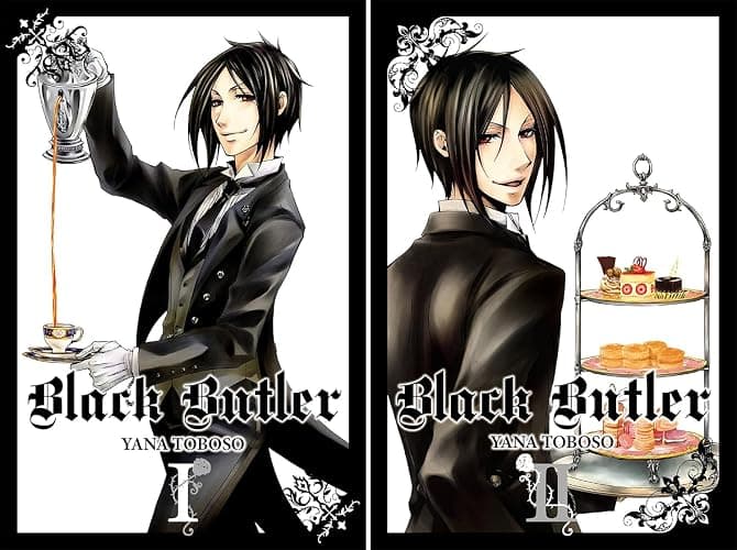 Black Butler Manga Set Vol 1-10 by Yana Toboso + 5 Kokuyo Campus Notebooks of Spy x Family Limited Edition thumbnail 2