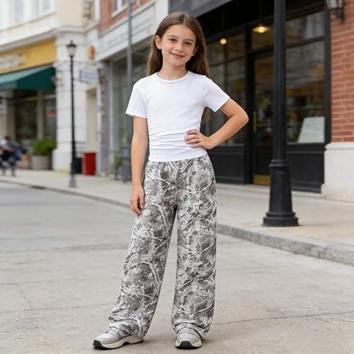 Voxikodex Girls Clothes 2 Piece Long Sleeve Shirt Tops Casual Pants Fall Winter Outfits for Teen Tween Girls 7-14 Years thumbnail 5