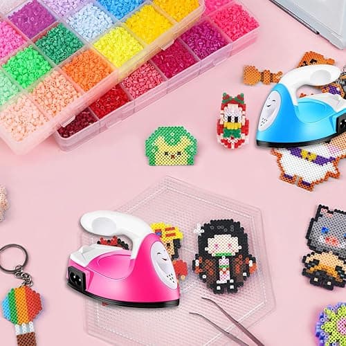 Mini Craft Iron Mini Iron Press,Mini Heat Press Machine for T Shirts Shoes and Hats Small Heat Transfer Vinyl Projects,Portable Travel Irons Mini Heat Press Crafting Craft Clothes thumbnail 2