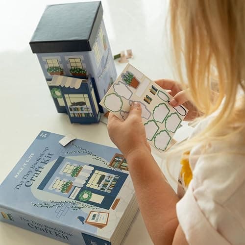 Make It Cute Tiny Bookshop Craft Kit for Kids thumbnail 3