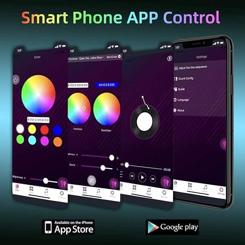 ODISTAR Hexagon Wall Light Panels (8 Pack)- Smart APP RGB Hexagonal LED Modular Lights with Remote Control,Music Sync Features for Gaming Rooms,Living Rooms, Bedrooms, DIY Enthusiasts and Gift Options thumbnail 6