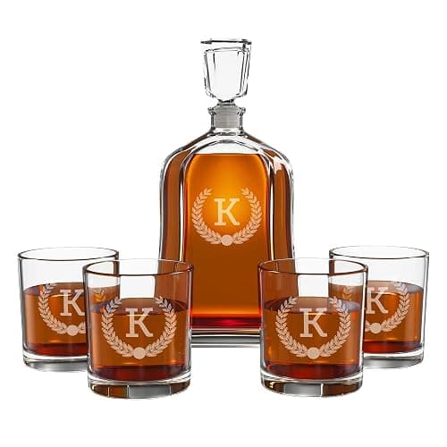 Personalized Whiskey Decanter Set, Whiskey Decanter Sets for Men, Customized Gifts for Men, Whisky Decanter Sets, Bourbon Decanter Set, Engraved Custom Scotch Glasses Liquor Lovers for Christmas thumbnail 8