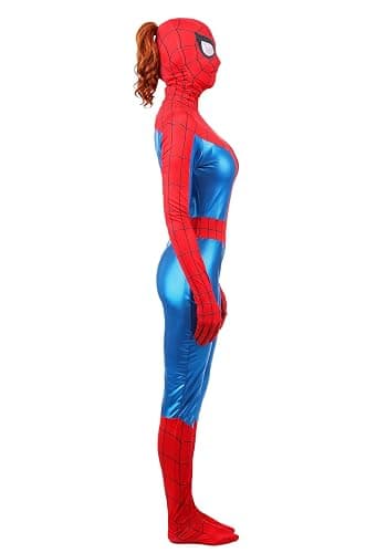 Marvel Spider-Man Zentai Suit Women's Costume, Superhero Full Body Jumpsuit with Mask thumbnail 4