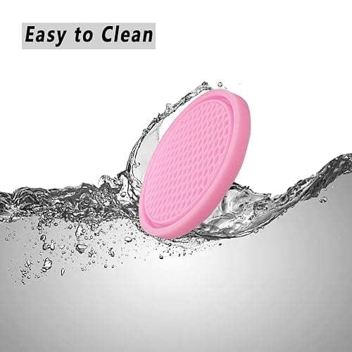 ZSDY Car Cup Coaster, 4PCS Universal Auto Non-Slip Cup Holder Embedded in Ornaments Silicone Coaster, Car Interior Accessories Sets, Pink thumbnail 7