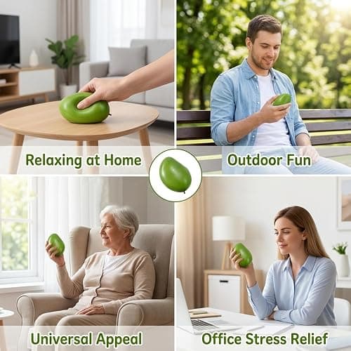 GWZTIO Squishies Mango, Big Fruit Squishies, Color Changing Sensory Tool for Anxiety Relief, Portable Desk Stress Ball for Office Workers and Adult Users thumbnail 7