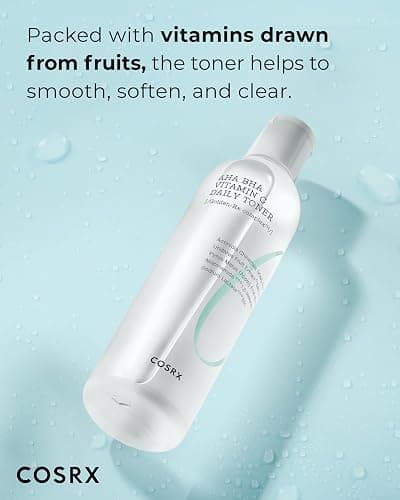 COSRX ABC Daily Toner, Korean Toner for Day & Night with AHA, BHA, & Vitamin C, Refreshing Exfoliating Toner for Clean Radiant Skin, Korean Skin Care, 280ml / 9.46 fl.oz thumbnail 2