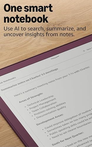 Amazon Kindle Scribe Colorsoft 64GB (newest model) — 11” paper-like color display with front light — Thin, light, powerful — Write in notebooks, documents, and books. Includes Premium Pen - Graphite thumbnail 5