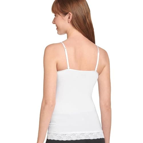 Jockey Women's Shapewear Skimmies Ultralight Smoothing Lace Cami thumbnail 2
