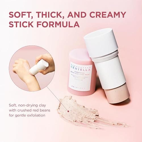 SKIN1004 Poremizing Quick Clay Stick Mask 0.95oz, 27g, Korean Face Treatment for Pore Minimizing, Pink Clay Mask with Himalayan Pink Salt & Madagascar Centella for Skin Softness, Korean Skin Care thumbnail 8