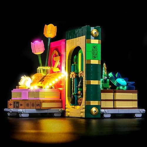 LocoLee Light kit Compatible with Lego 75691 Wicked Glinda & Elphaba Bookends - No Model Only Light, LED Lighting Accessories Compatible with Lego Wicked Set 75691 thumbnail 7