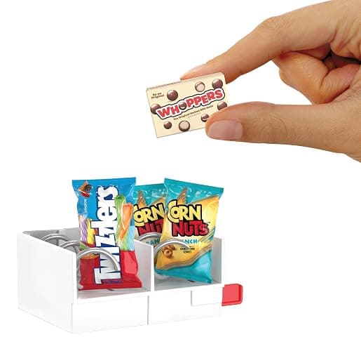 MGA's Miniverse Real Brands Vending Machine (Red), Interactive Display & Storage Playset with Exclusive Mini Food Brands, Refillable, Collectible Miniatures, Ages 8+ thumbnail 4