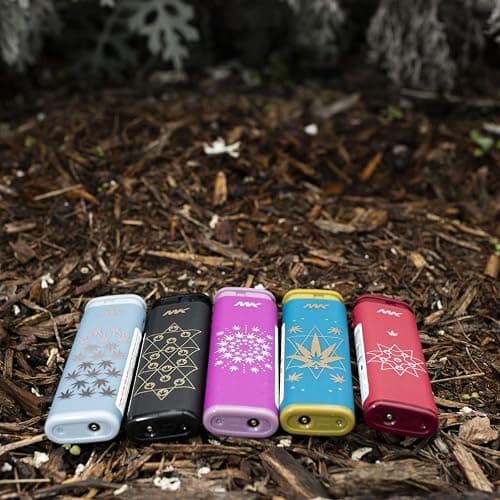 MK Wind Proof Jet Flame Lighters, 5PCS Striking Design, Ideal as Lighters for Candle, Camping, Outdoor use, Butane Refillable Lighter (Jane-5PC) thumbnail 6