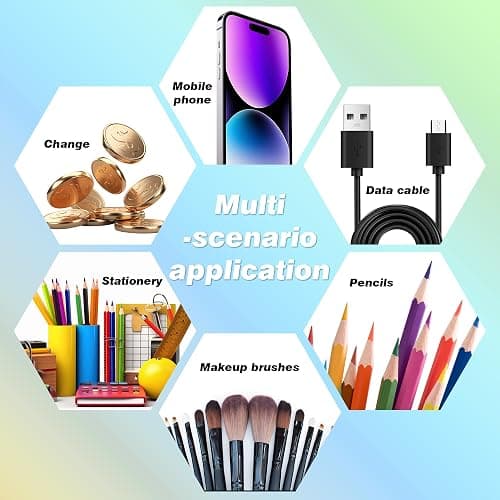 JAESITETER Big Capacity Pencil case,Soft Corduroy Pencil Bag with 3 Compartment Pouch Bag for School Supplies Office for Teen Girls Boys Women Man (Strawberry) thumbnail 7