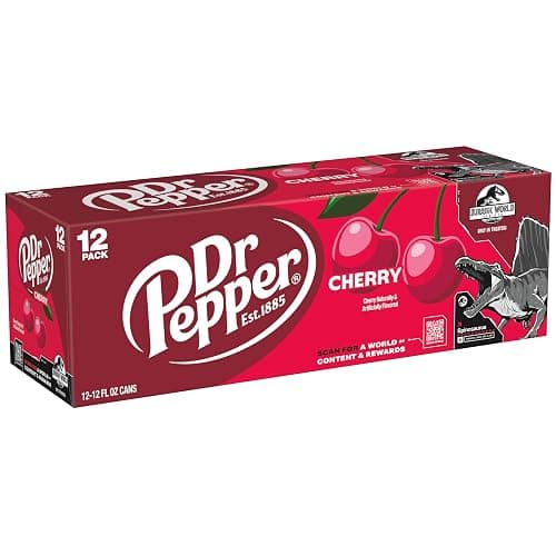 DR PEPPER - CHERRY, 12 OZ, 12 PK - Cherry - 12 Fl Oz (Pack of 12) thumbnail 6