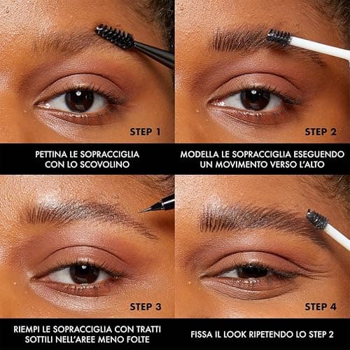NYX Professional Makeup The Brow Glue, Gel Trasparente per Sopracciglia Effetto Laminazione, Per Ciglia Scolpite dal Finish Naturale, Fino a 16 ore di Tenuta, 5 ml thumbnail 5