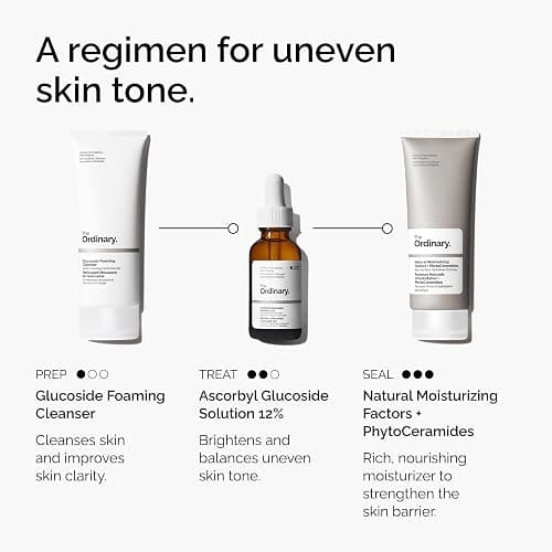 The Ordinary Ascorbyl Glucoside Solution 12%, Vitamin C Serum for Even Skin Tone and Antioxidant Protection, 1 Fl Oz thumbnail 5