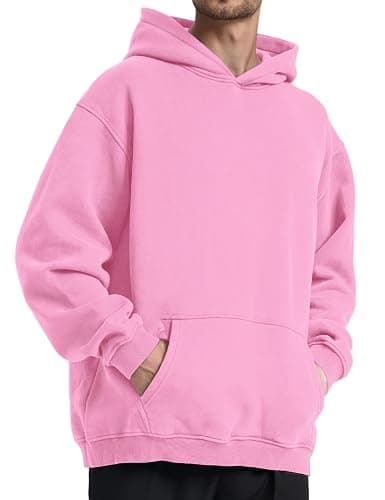 Dnzzs Acid Wash Hoodie Super Soft Sweatshirt for Mens Pullover Oversized Men's Fashion Hoodies & Sweatshirts Vintage Tops thumbnail 4