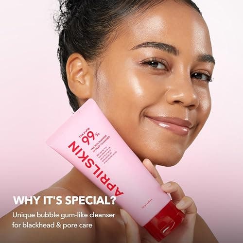 APRILSKIN TXA Niacinamide 99 Pore Care Pink Bubble Gum Deep Cleanser | 99% High-Purity TXA+Niacinamide | All-in-One Cleanser: Deep Cleansing, Blackhead Care, Pore Care, Moisturizing | 4.23 fl.oz. thumbnail 3