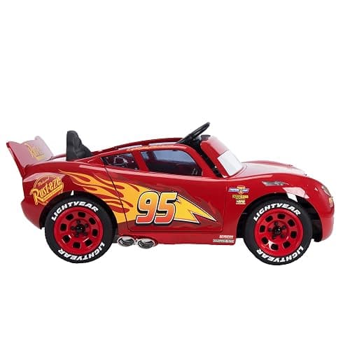 Huffy Lightning McQueen 6V Ride-On Toy Car with Headlights & Engine Sounds, Foot Pedal Drive, Up to 2.5 MPH, Ages 3–7 thumbnail 9