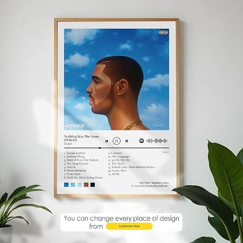 Custom Album Cover Posters Framed, 3pcs of Music Posters, Custom Canvas Wall Art, Request Your Own Album Cover, Custom Poster for Music Album, Personalized Gift thumbnail 5