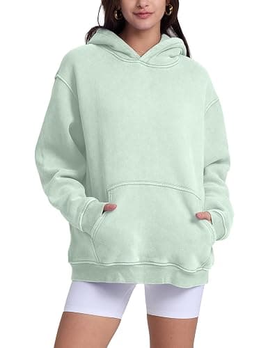 Hatant Oversized Hoodie Sweatshirts for Women Couples Heavyweight Hoodies Pullover Vintage Acid Wash Sweaters Pullover 2026 thumbnail 5