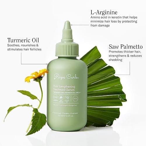 Rizos Curls Hair Lengthening Treatment Serum, Fortifies At Root for Healthy Scalp Microbiome Promoting Length, Supportes Longer Stronger Hair, 4.2 oz thumbnail 2
