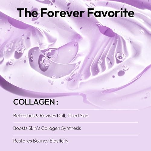LAPCO'S Collagen Sheet Mask, Firming Daily Face Mask with Collagen for Anti-Aging, Helps to Minimize Wrinkles, Restores Skin Elasticity & Firmness, Korean Beauty Favorite, 5-Pack thumbnail 2