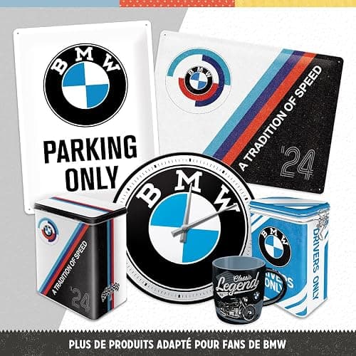 Nostalgic-Art Tasse à café rétro, 330 ML, Official License Product (OLP), BMW – Garage – Idée de Cadeau pour Fans de BMW, mug en céramique, Design Vintage thumbnail 4