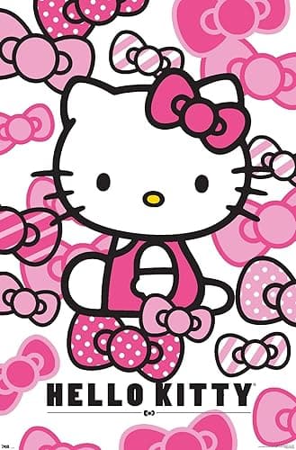 Trends International Hello Kitty Bows Wall Poster 22.375" X 34" - Image 1